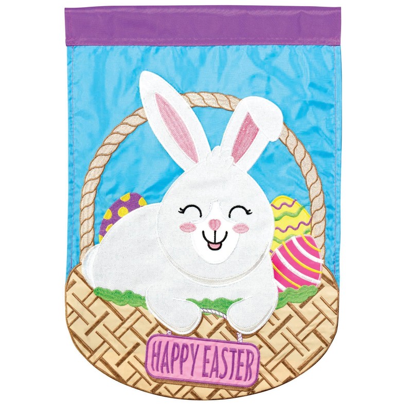 Flag Easter Basket Bunny Shaped 
