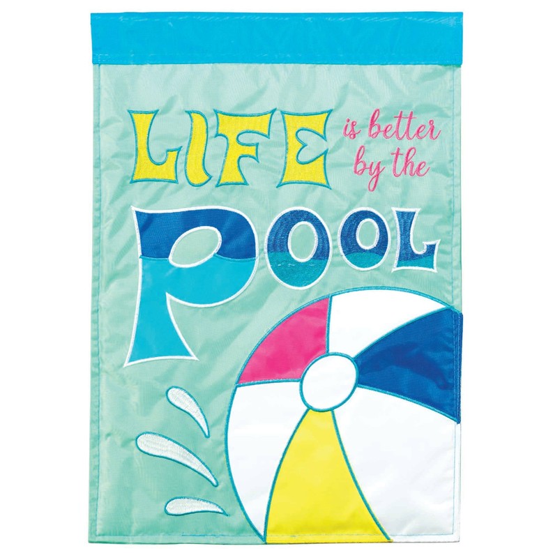 Flag Life Is Better By The Pool 