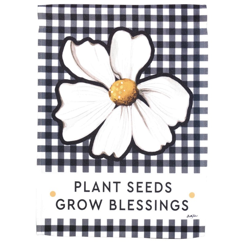 Flag Plant Seeds Grow Blessings 