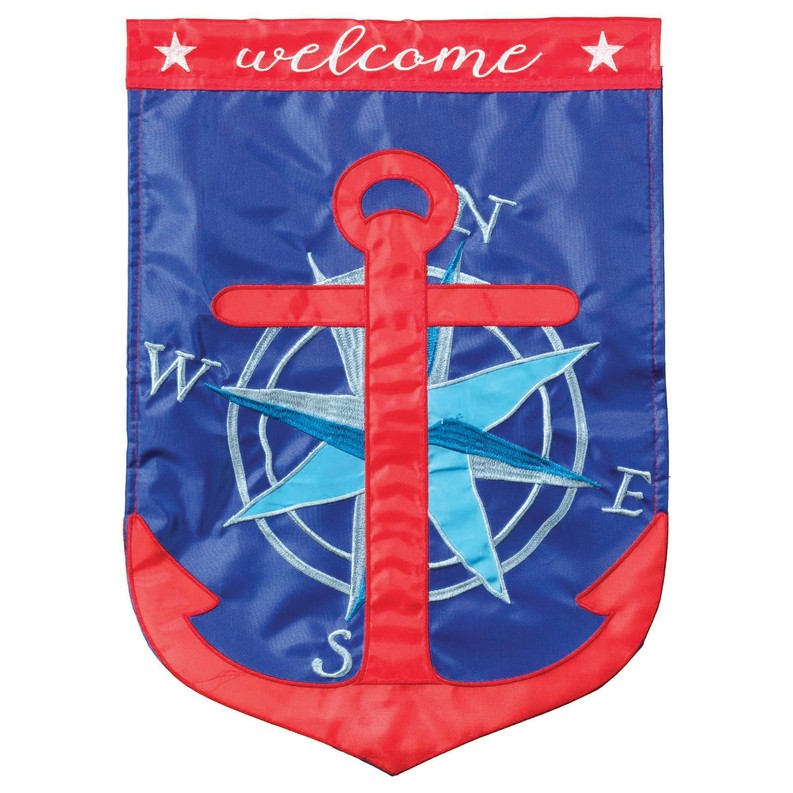 Flag Welcome Anchor Shaped 