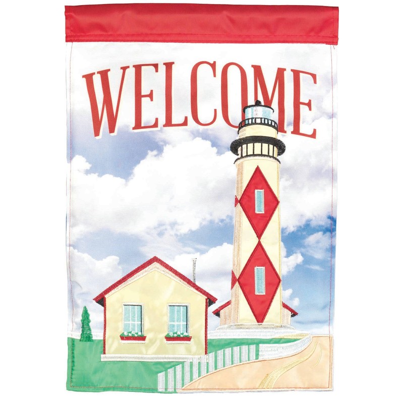 Flag Welcome Lighthouse Polyester 