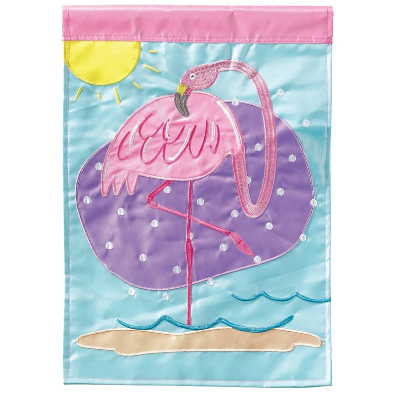 Flamingo Flag Poly 
