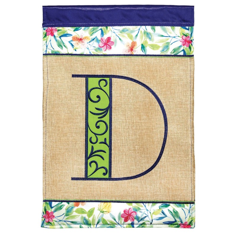 Flg Dapp Monogram D Spring Blap/Prt Garden