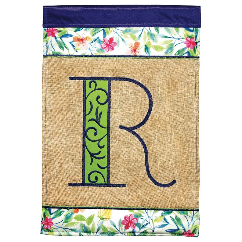 Flg Dapp Monogram R Spring Blap/Prt Garden