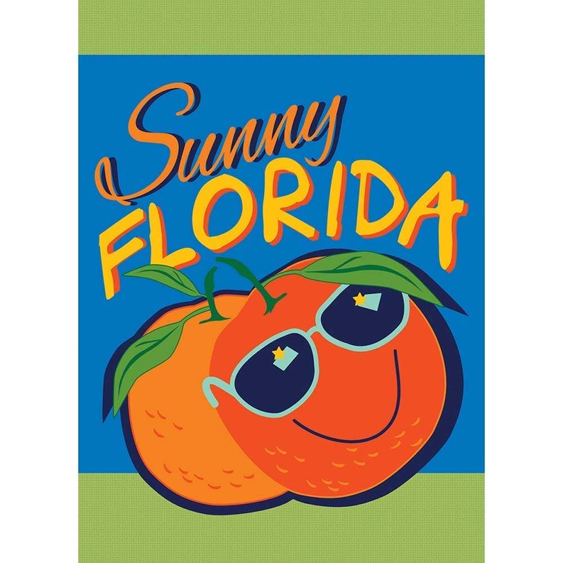 Florida Oranges-Sunny Flag
