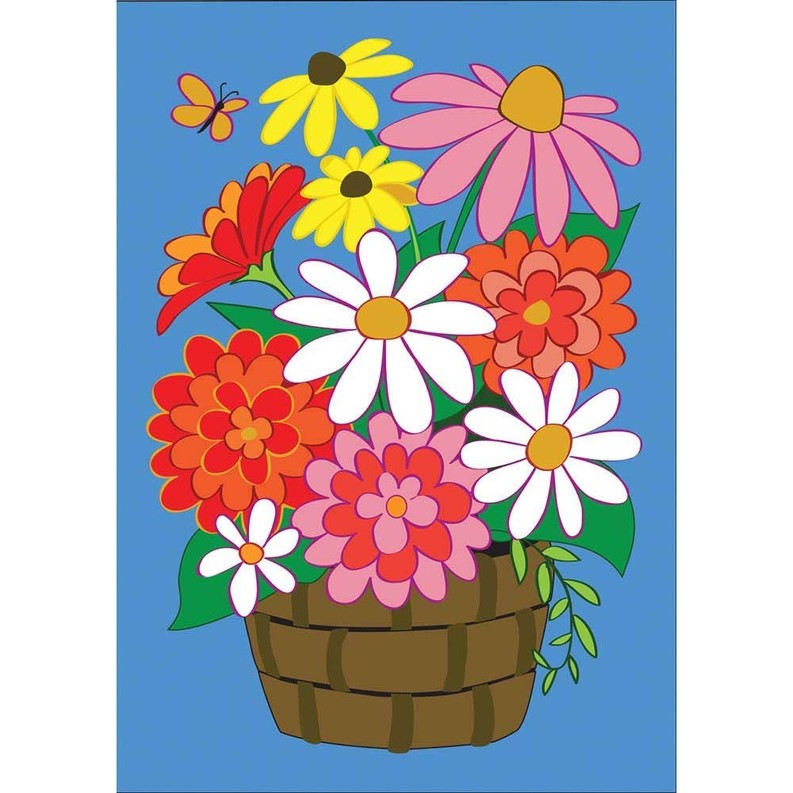 Flower Basket Flag