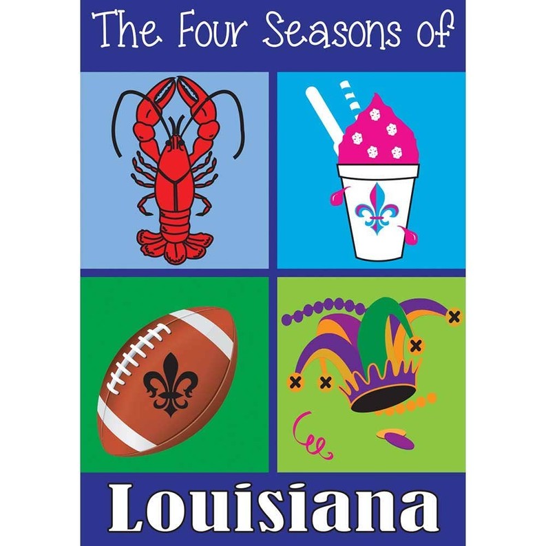 Four Season Of Louisiana Flag