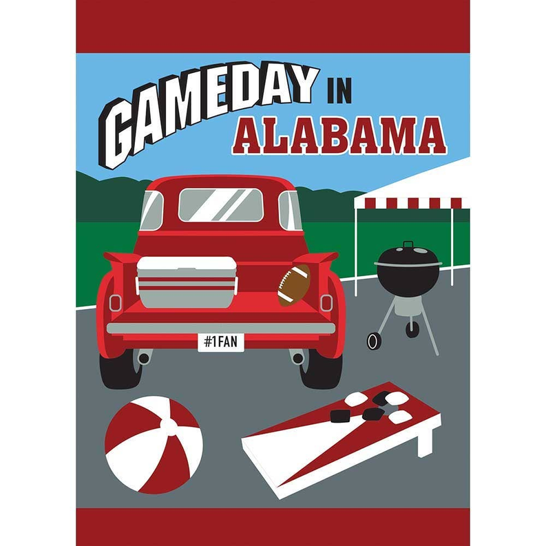 Gameday In Alabama Garden Flag