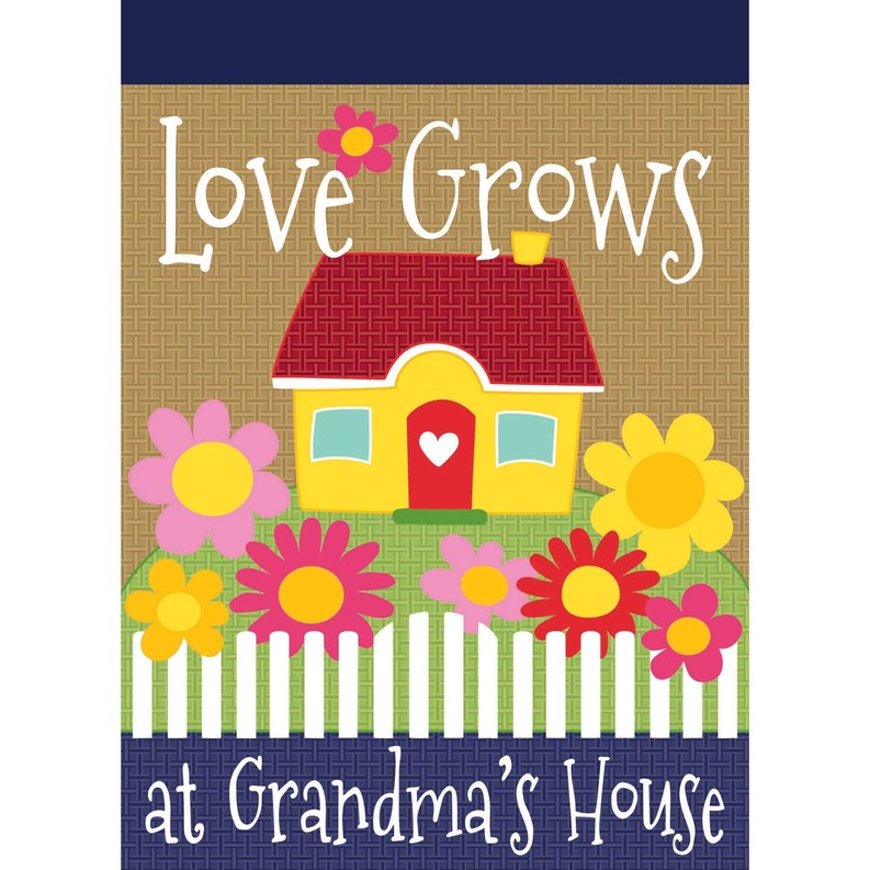 Garden Grandmas House Blap Flag