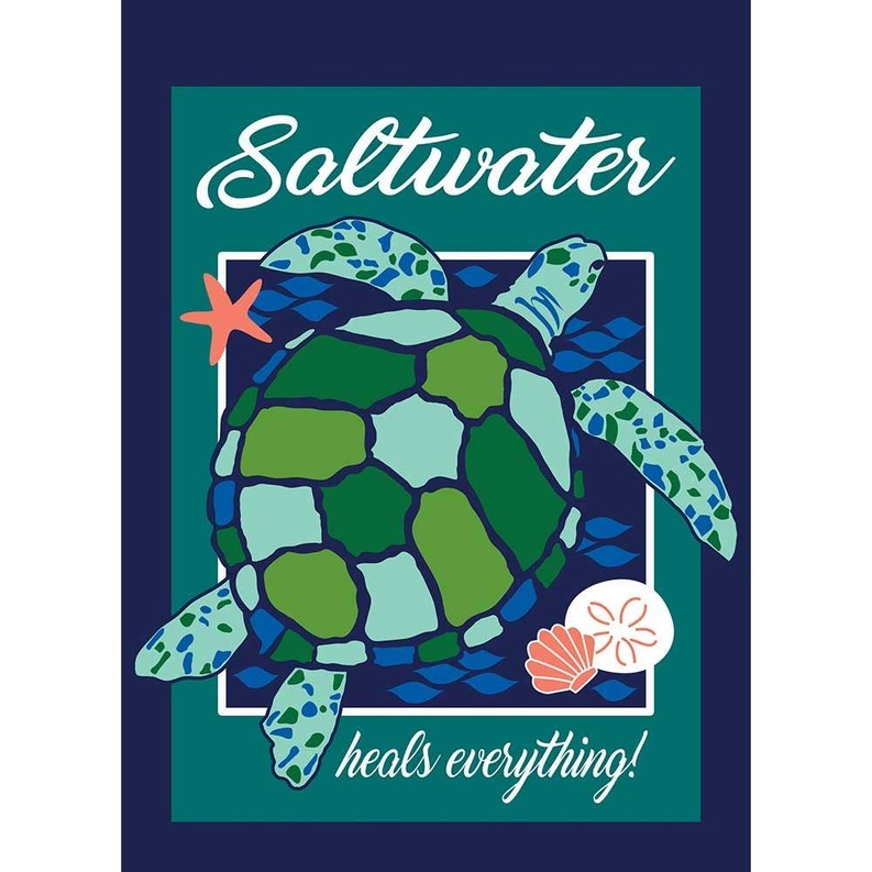 Garden Turtle-Saltwater Heals Flag