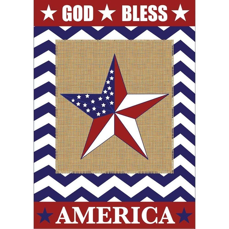 God Bless America Star Flag