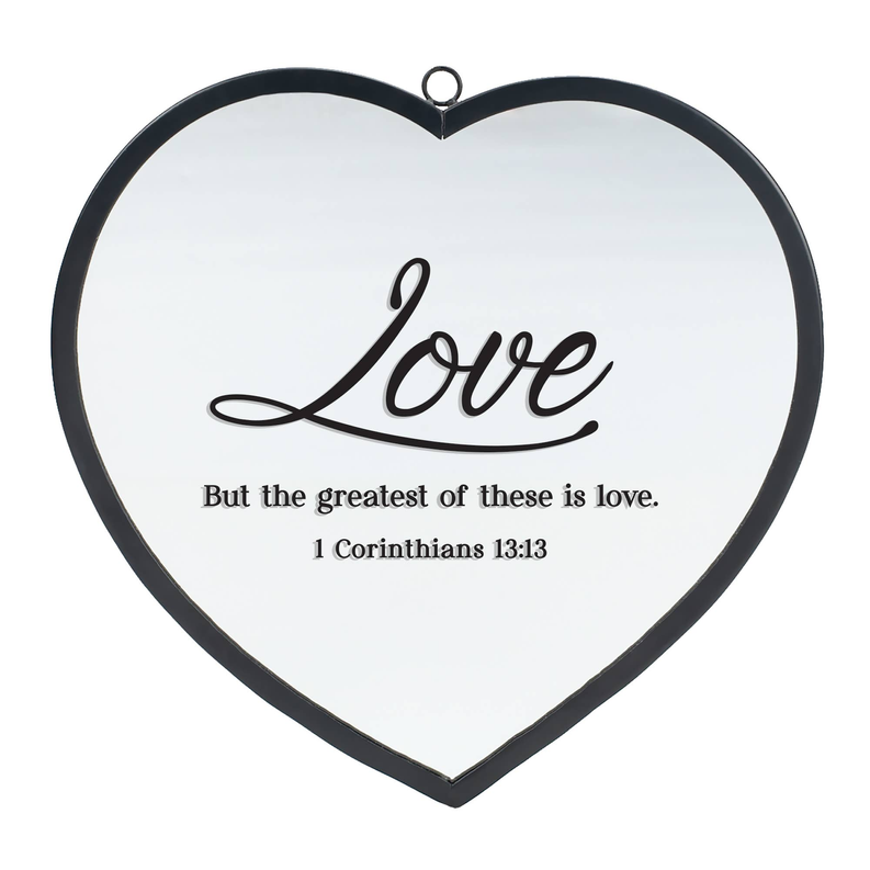 Heart Mirror Love 1 Cor. 13:13 Sm 