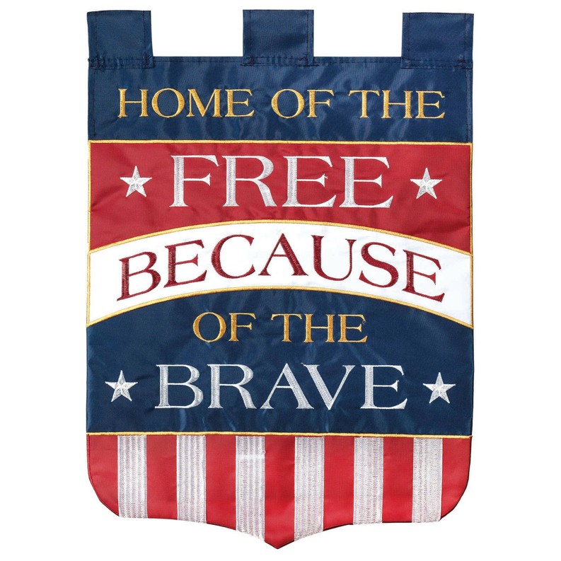 Home Of The Free House Flag 