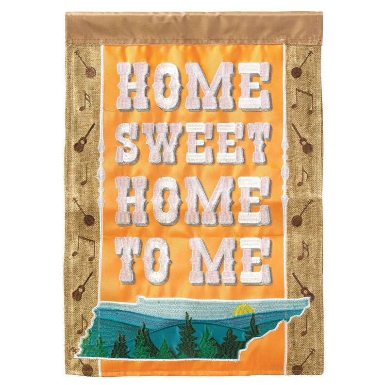Home Sweet Home Tennessee Flag Applique