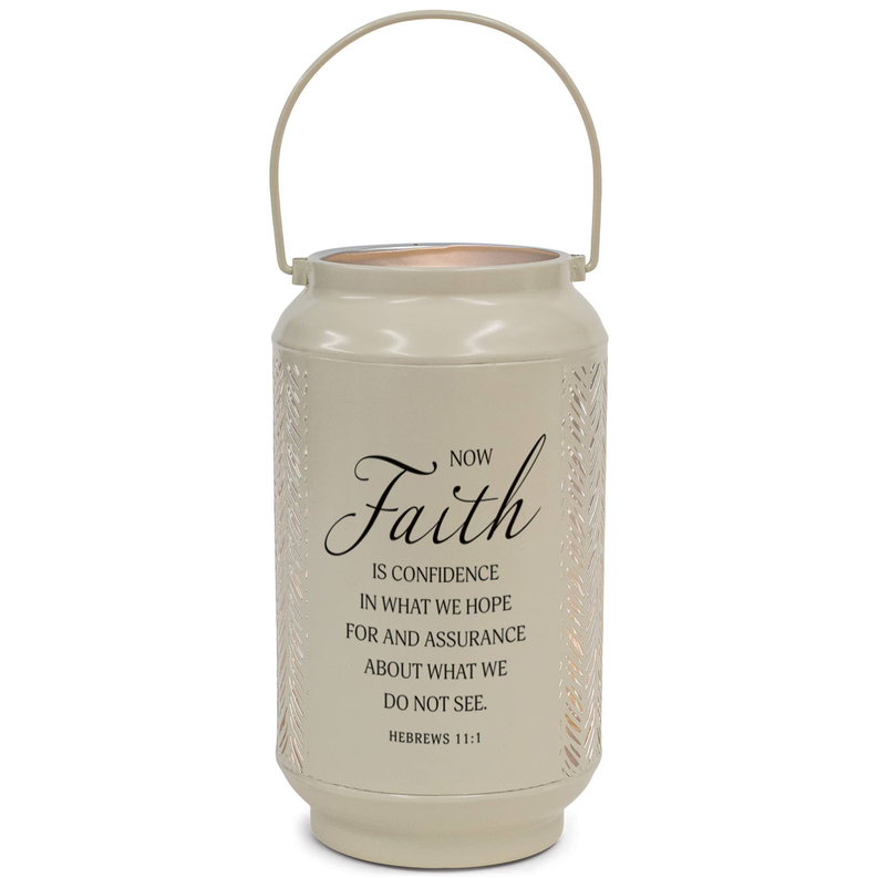 Lantern Faith Is Heb.11:1 Ivory
