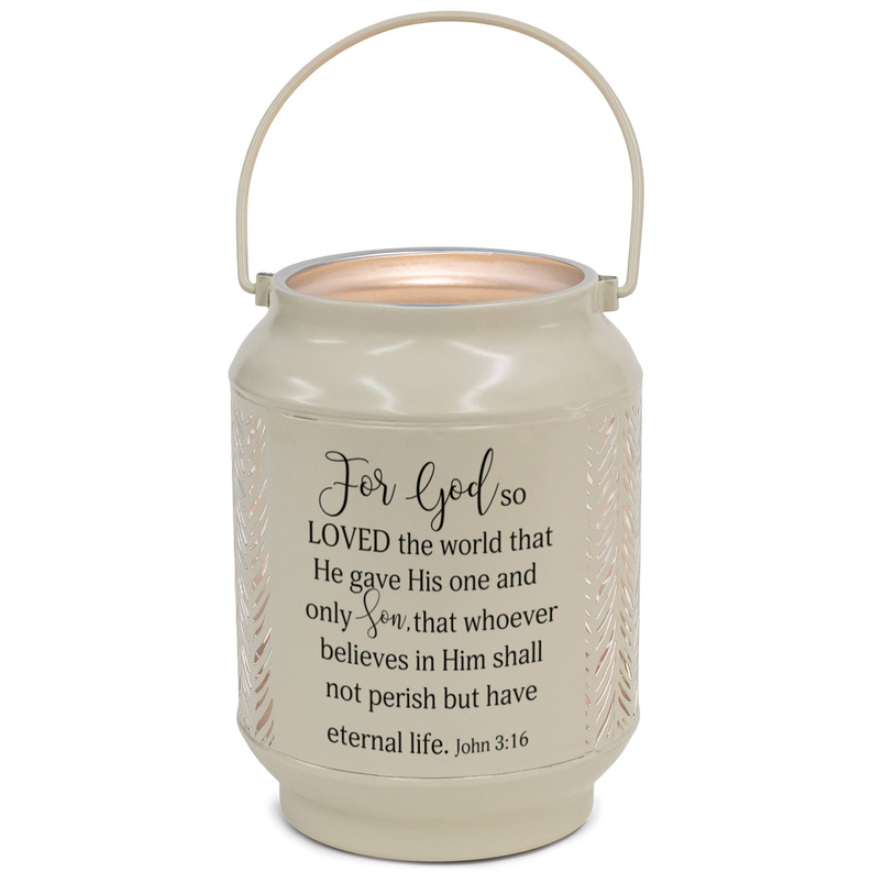 Lantern For God So Loved Ivory