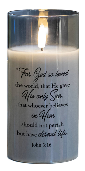 Led Candle For God So Loved Jn 3:16 