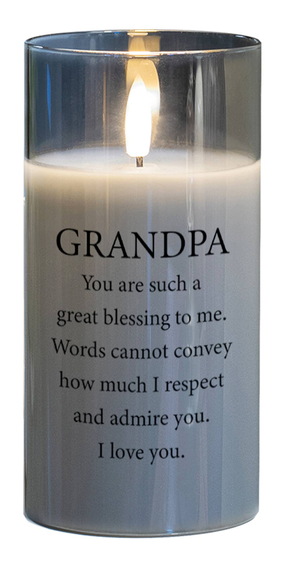 Led Candle Grandpa You Are Blessing 