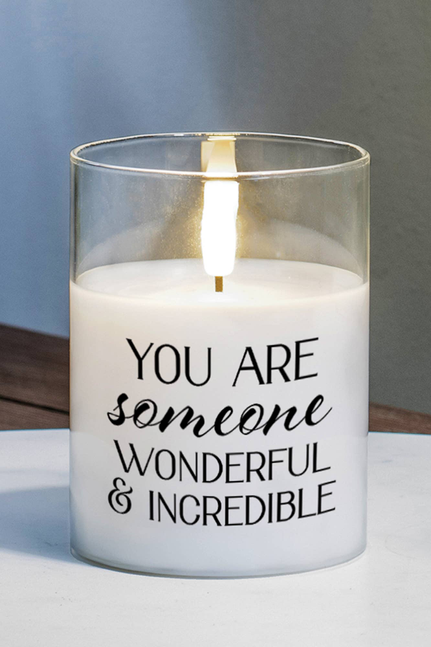 Led Candle You Are Someone Wonderful 