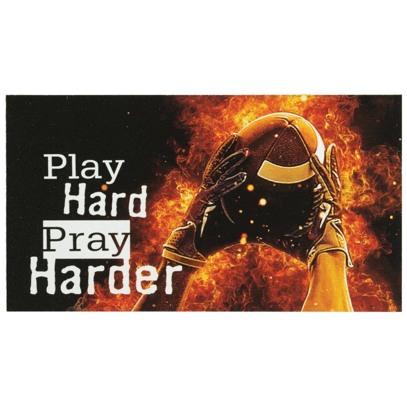 Magnet Football Play Hard Pray 