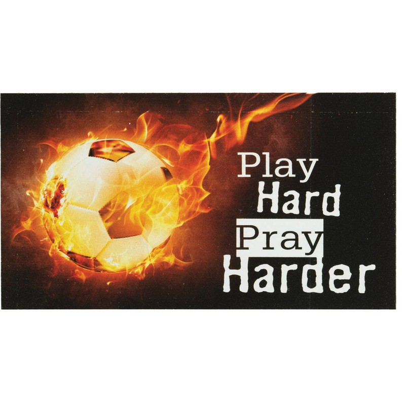 Magnet Soccer Play Hard Pray 