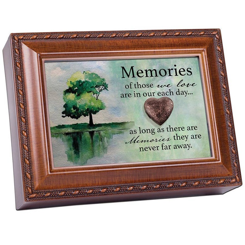 Memories Of Those We Love Locket Bereavement Music Box