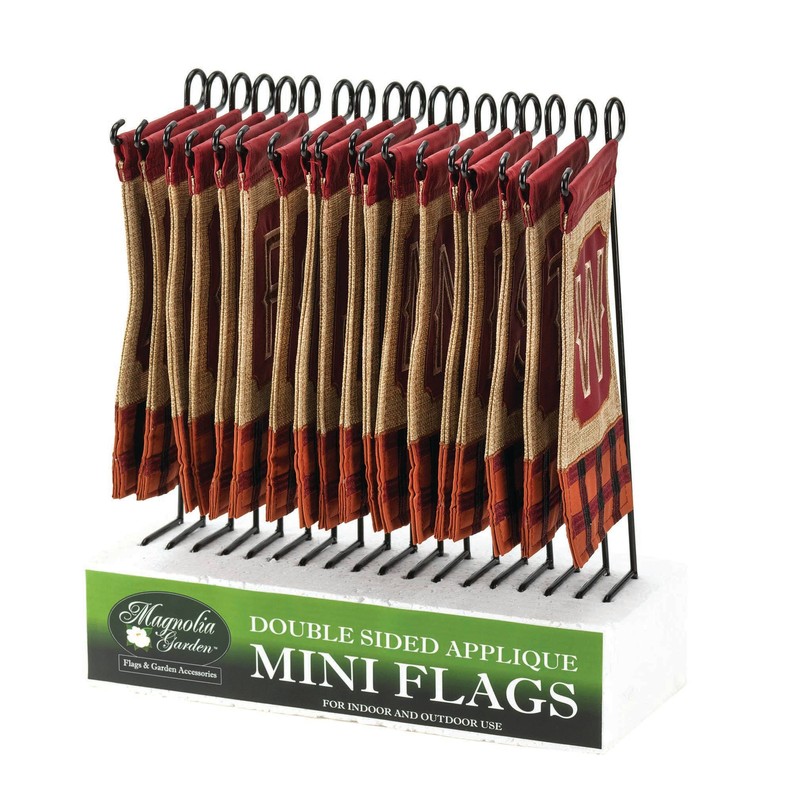 Monogram Fall Mini Asst.18 Pieces Flag