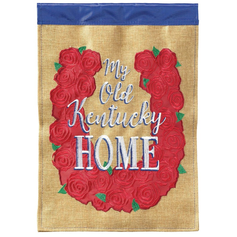 My Old Kentucky Home Horseshoe Flag