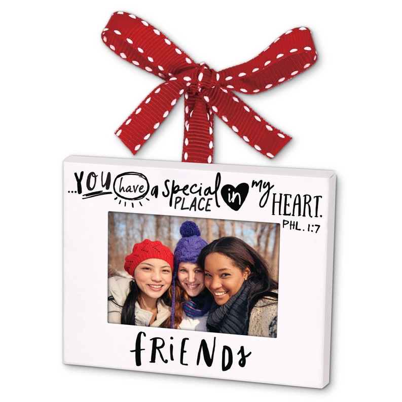 Ornament Frame Friends Ribbon Hang