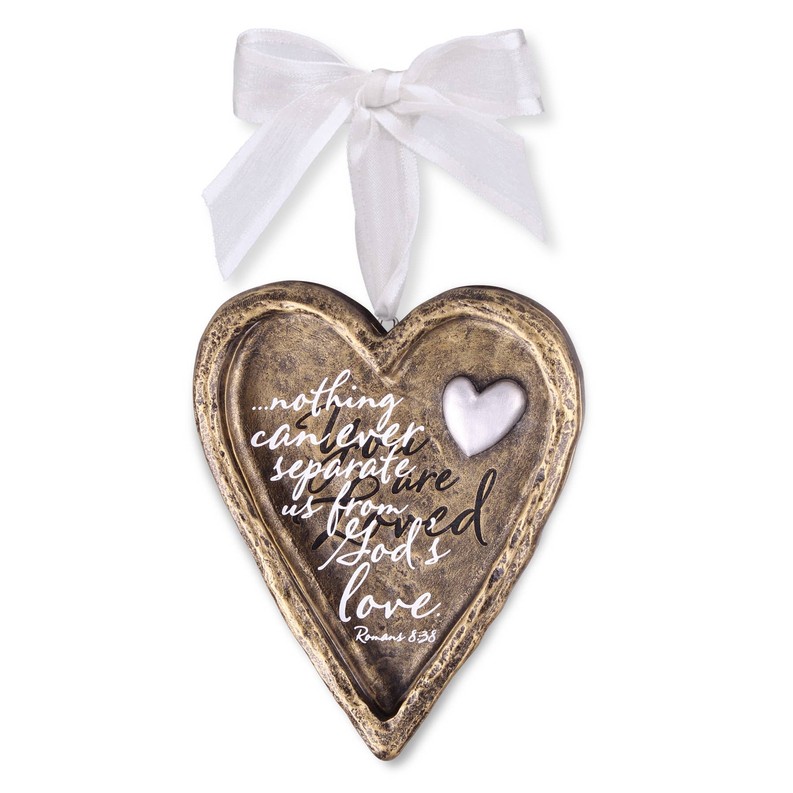 Ornament Heart You Are Loved Ribbon Hang