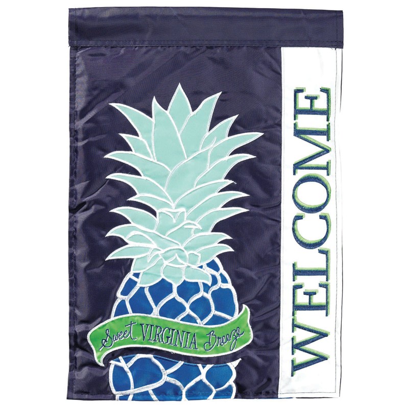 Pineapple Welcome Sweet Virginia Flag