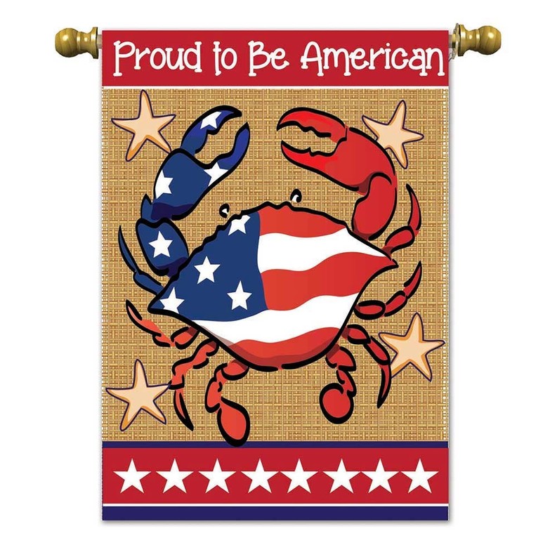Proud To Be American Garden Flag