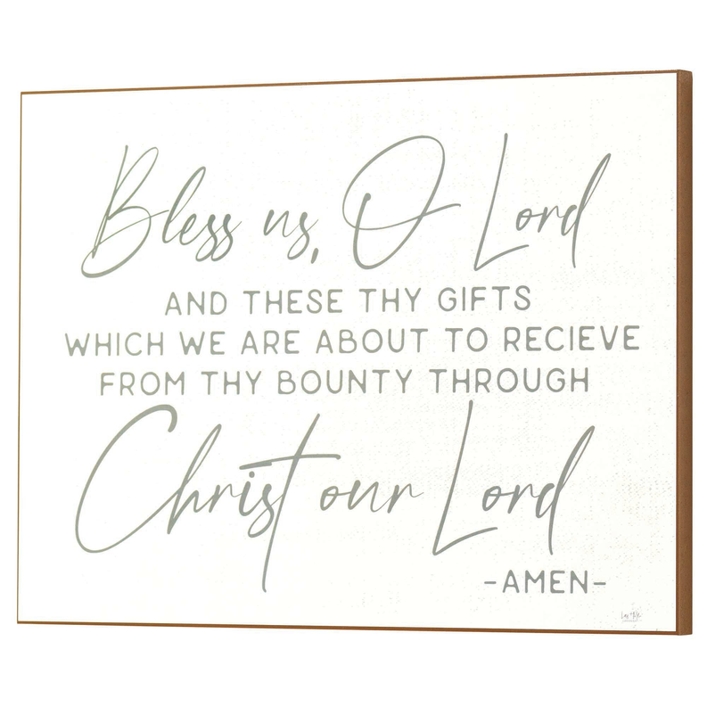 Wall Plaque Bless Us, O Lord