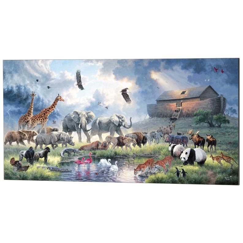 Wall Plaque Noah's Ark 40X20 Mdf