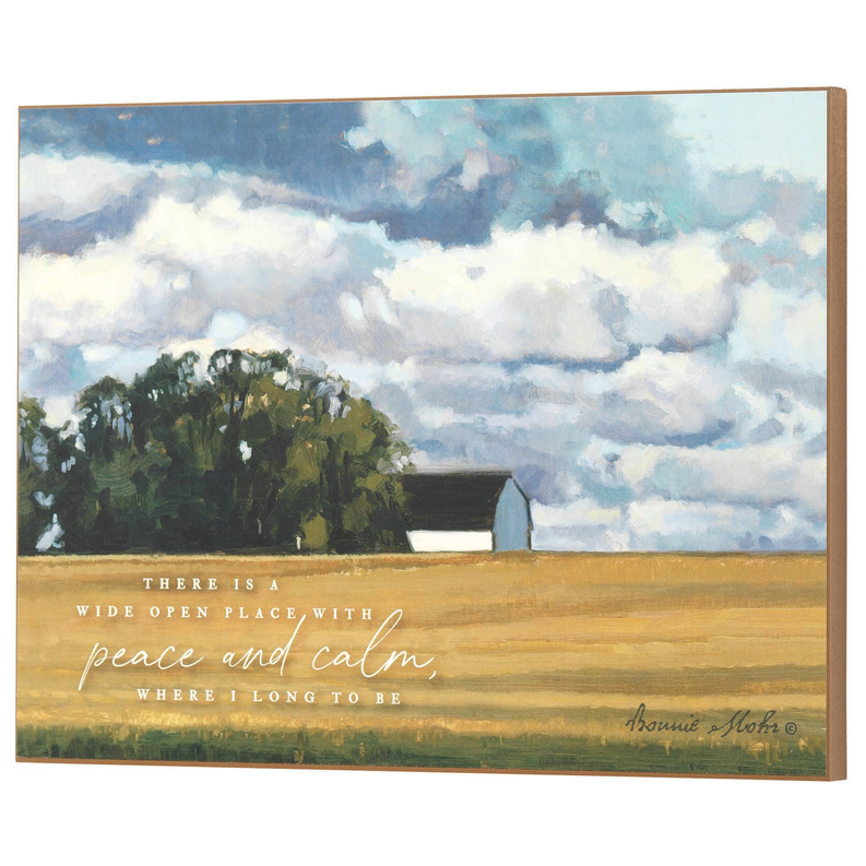 Wall Plaque Peace And Calm