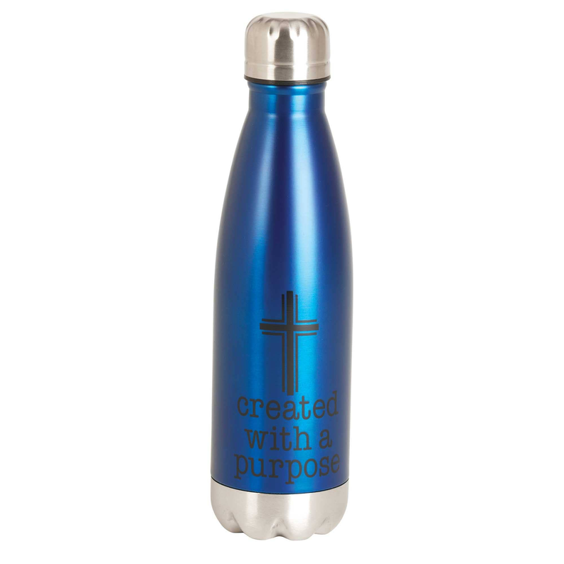 Water Bottle - 17 oz 17oz blue Created With A 