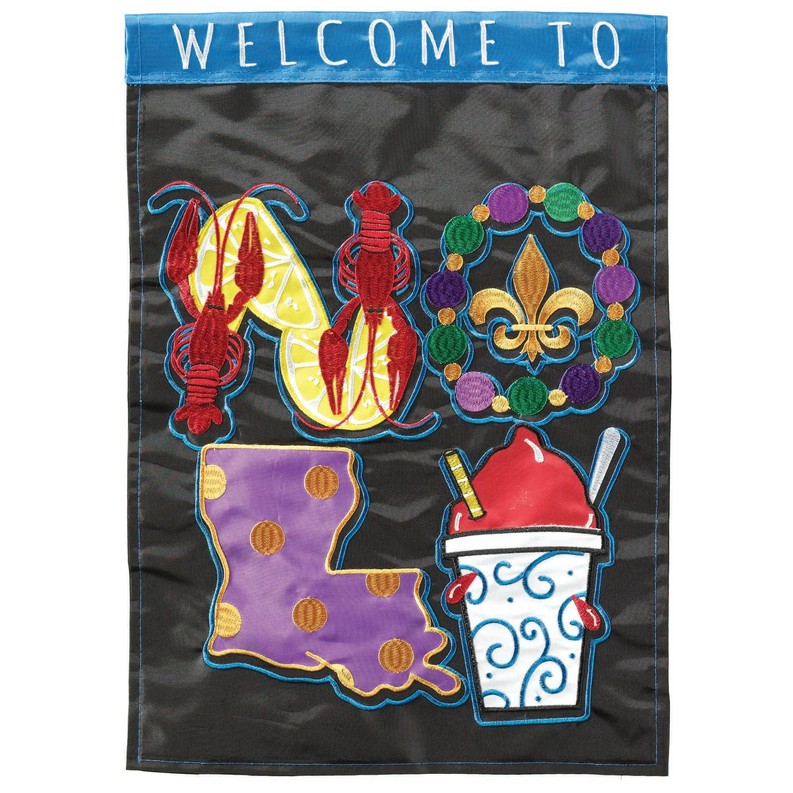 Welcome To Nola Flag 