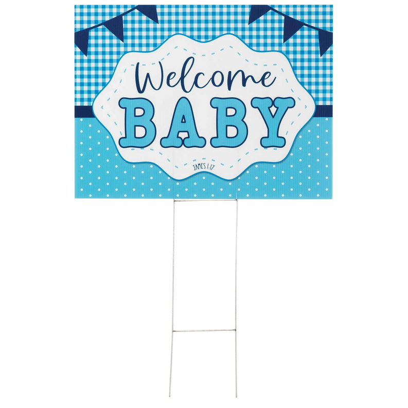 Yard Sign Welcome Baby 