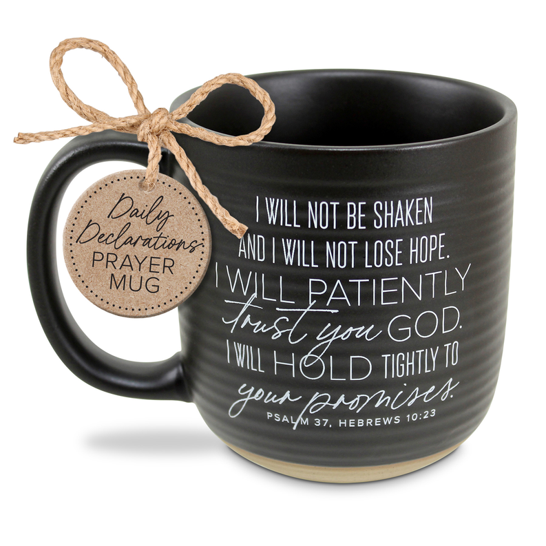 Coffee Mug Amen Not Shaken Brown 20 Oz