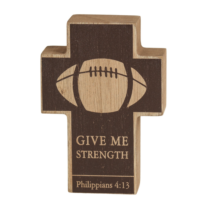 Give me Strength Wood Plaque 3"x3"