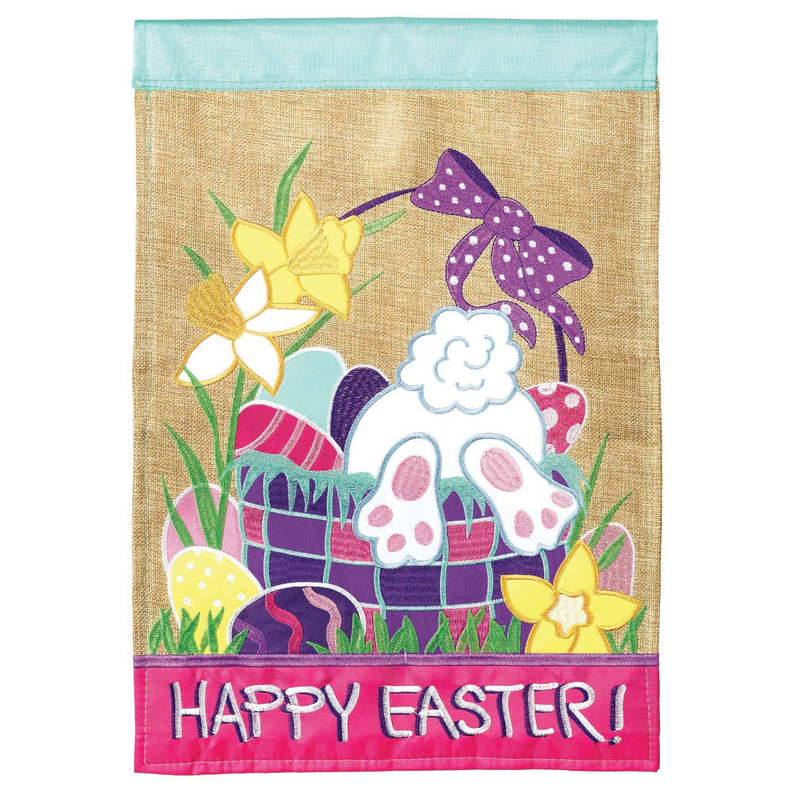 Happy Easter Burlap