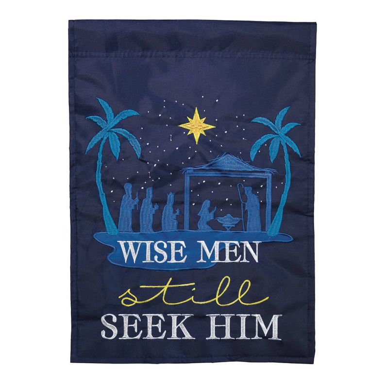 Christmas - Wise Men Still Seek Him Outdoor Garden Flag