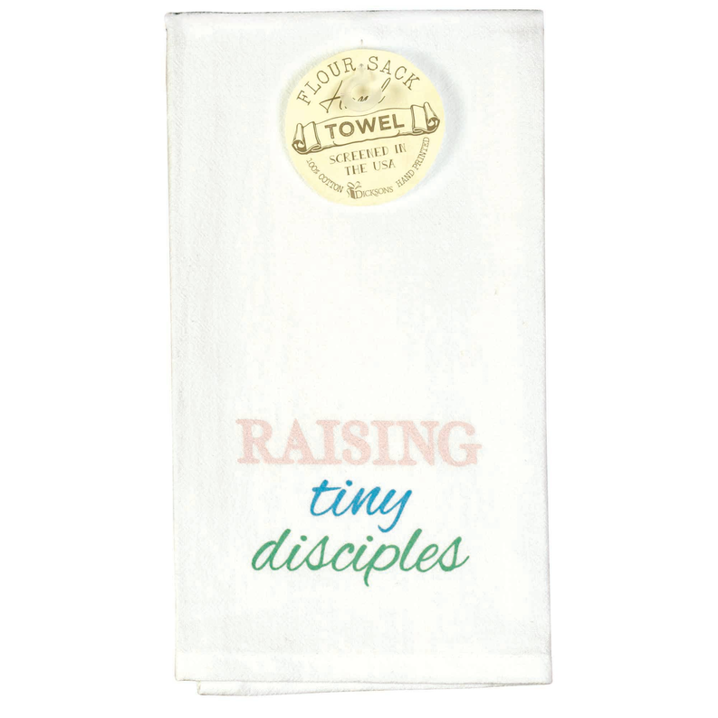 Towel Floursack Raising Tiny Disciples