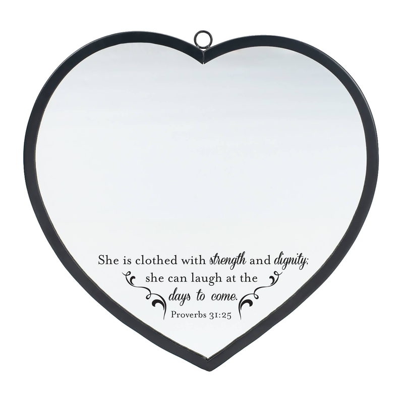 Heart Mirror She Is Prov 31:25 Sm