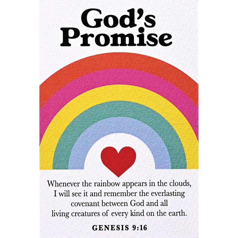 Itty Bitty Card Rainbow Gods Promise