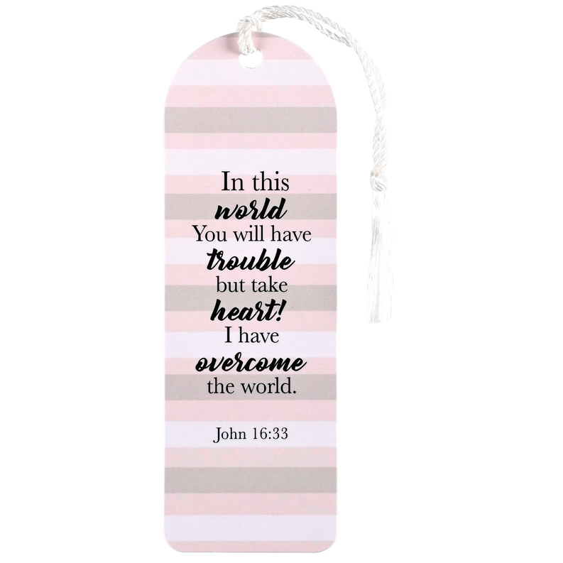 Tassel Bookmark In This World John 16:33