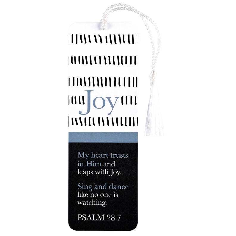 Tassel Bookmark Joy Psalm 28:7