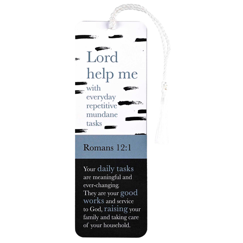 Tassel Bookmark Lord Help Me Romans 12:1