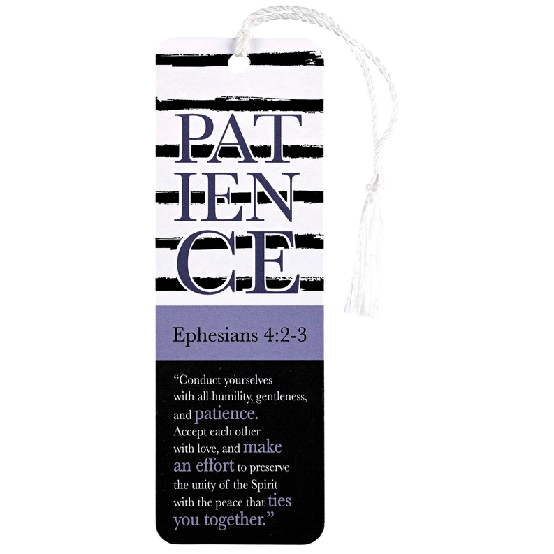 Tassel Bookmark Patience Ephesians 4:2-3