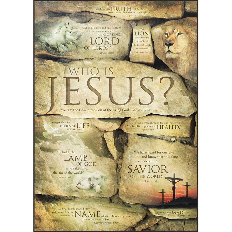 Who Is Jesus? By Sorensen Wall Plaque